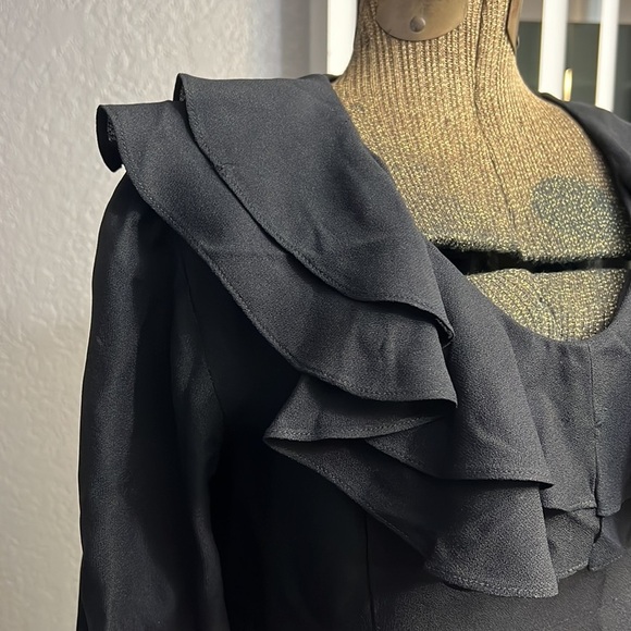 VTG SUZ CALIFORNIA 50/60βS MINI RUFFLE DRESS - Picture 6 of 16